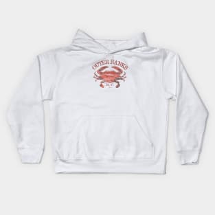 Outer Banks, NC, Atlantic Blue Crab Kids Hoodie